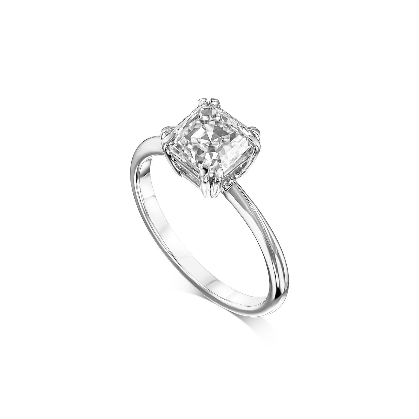 Aden Asscher Solitaire Engagement Ring