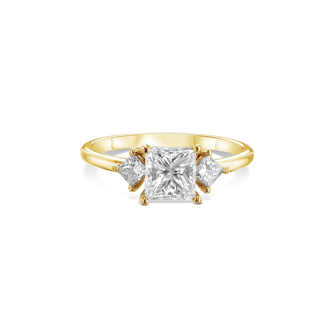 Aden Asscher Solitaire Engagement Ring