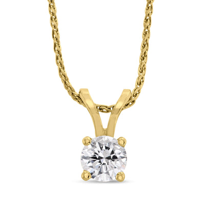 Lab Grown Billie Solitaire Diamond Necklace