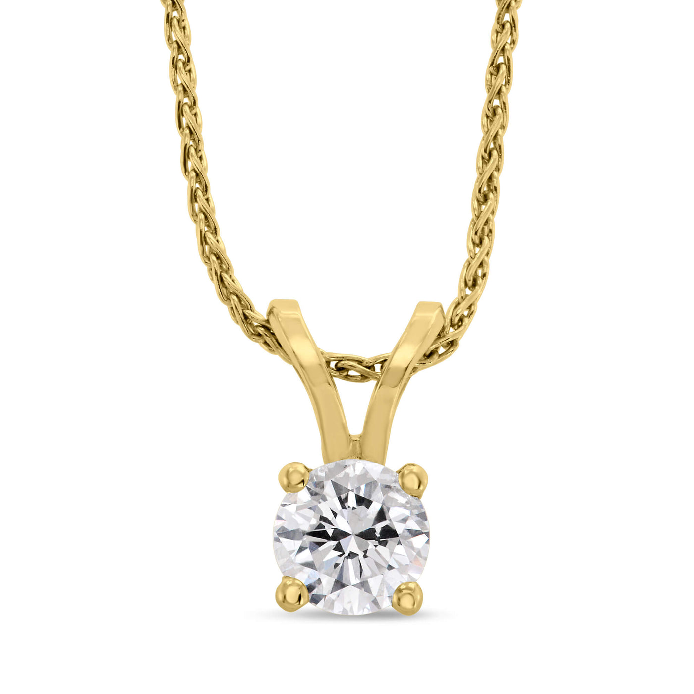 Billie Solitaire Diamond Necklace