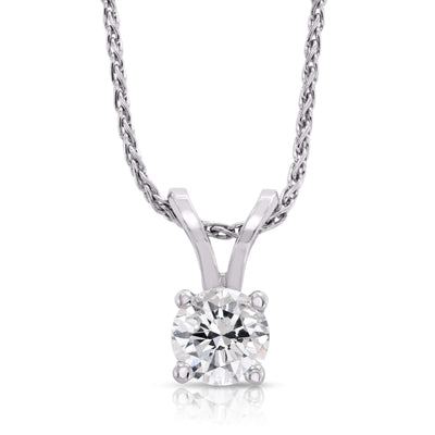 Lab Grown Billie Solitaire Diamond Necklace