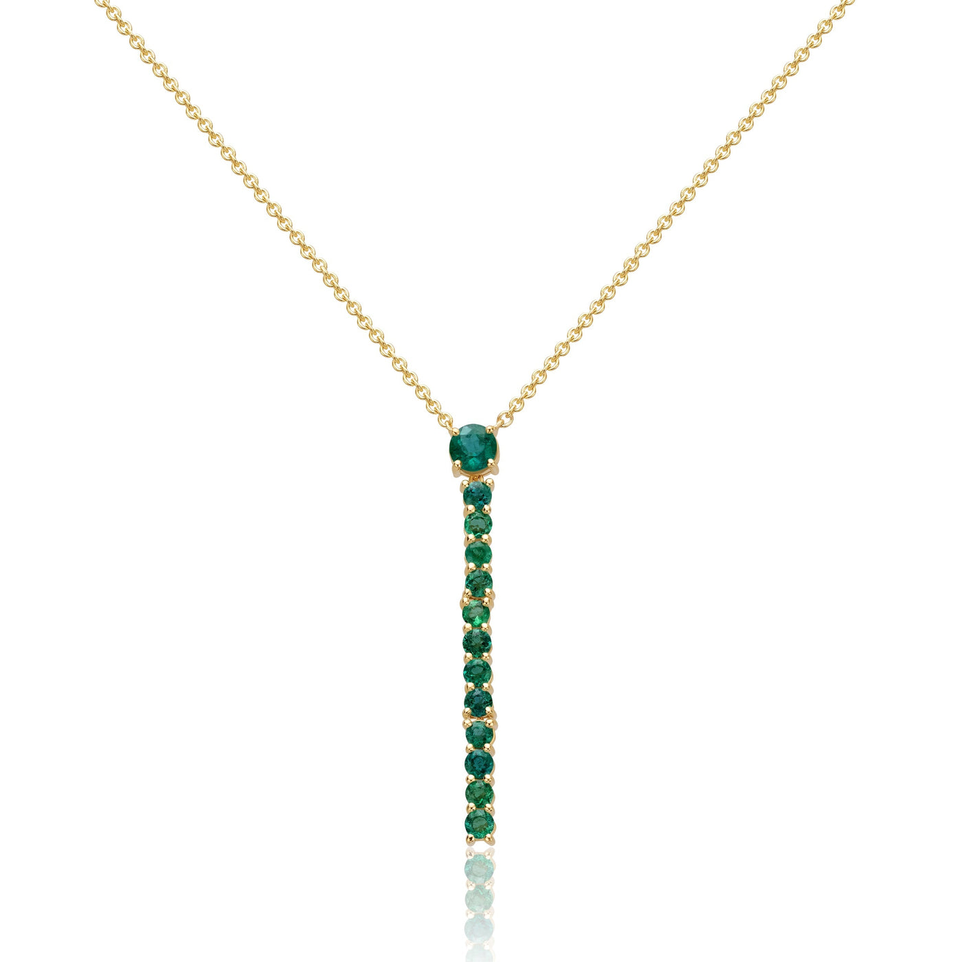 Emerald Dangle Necklace