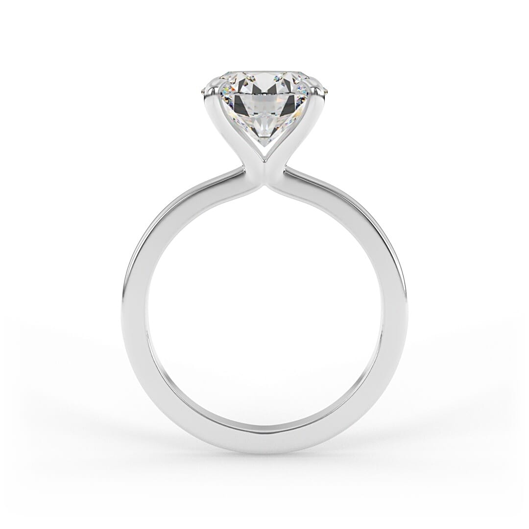 Alice Brilliant Round Solitaire Set Engagement Ring