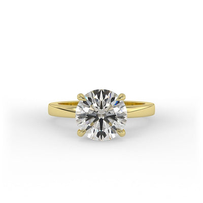Alice Brilliant Round Solitaire Set Engagement Ring