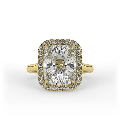 Aurora Cushion Halo Set Lab Grown Engagement Ring