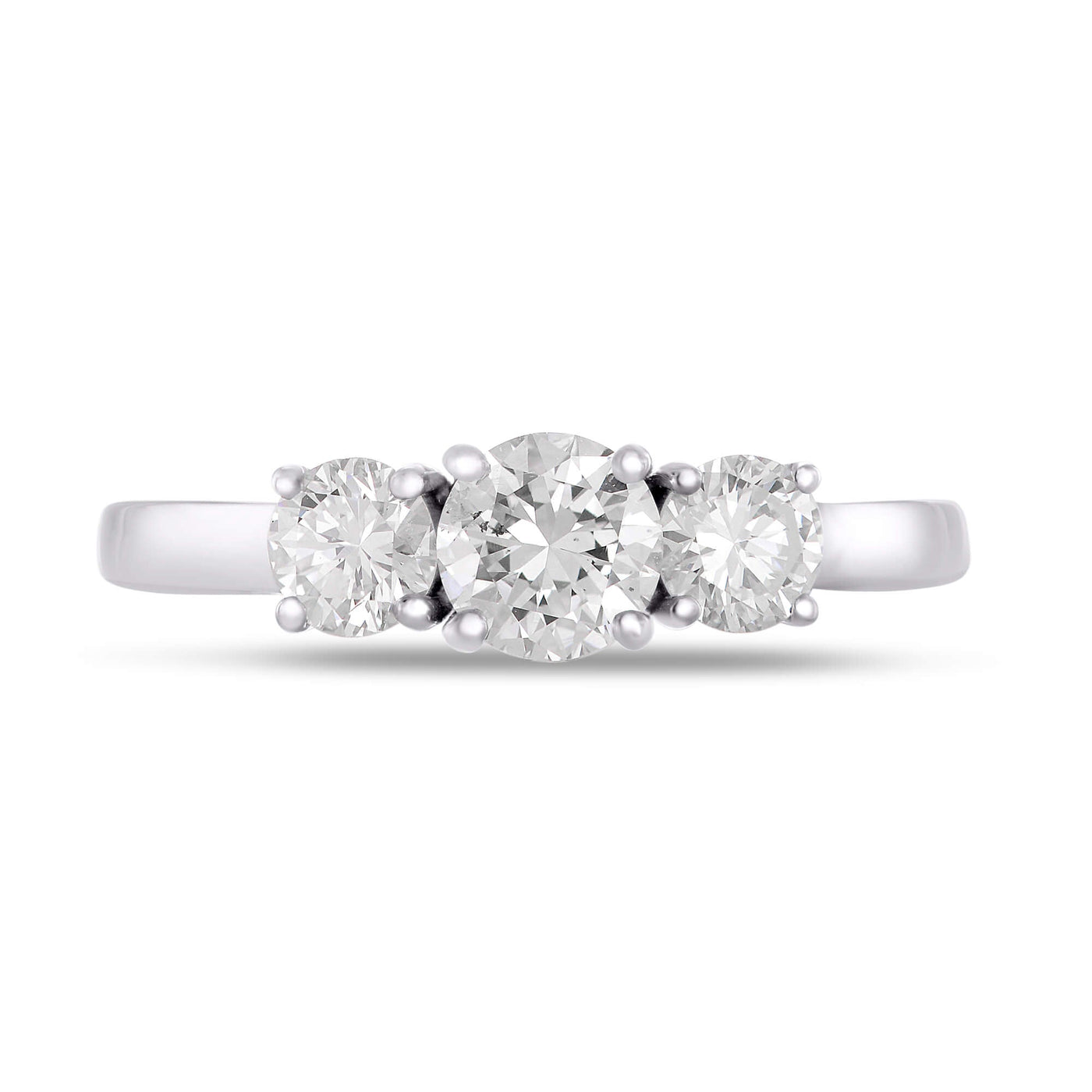 Jennifer Brilliant Round Lab Grown Engagement Ring