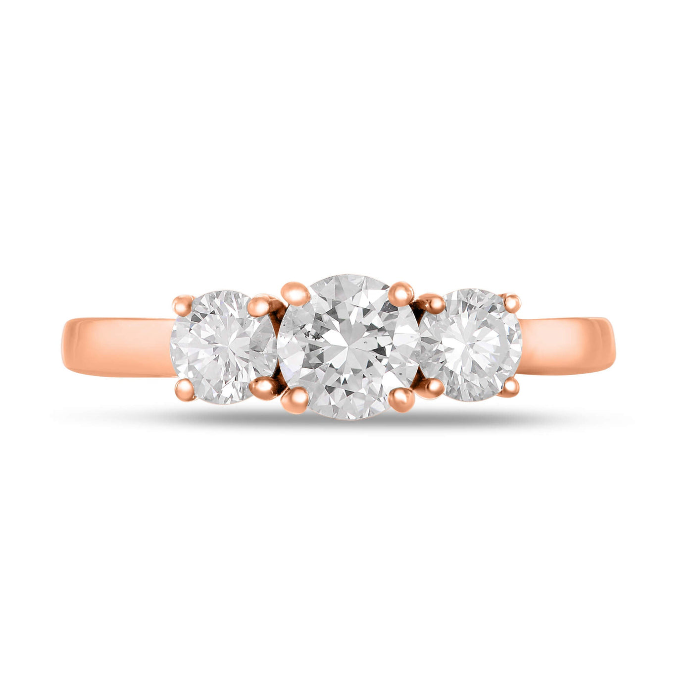 Jennifer Brilliant Round Lab Grown Engagement Ring