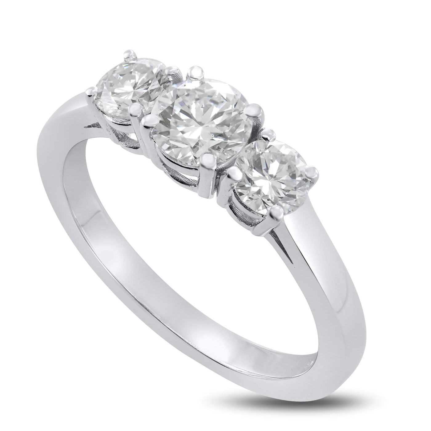 Jennifer Brilliant Round Lab Grown Engagement Ring