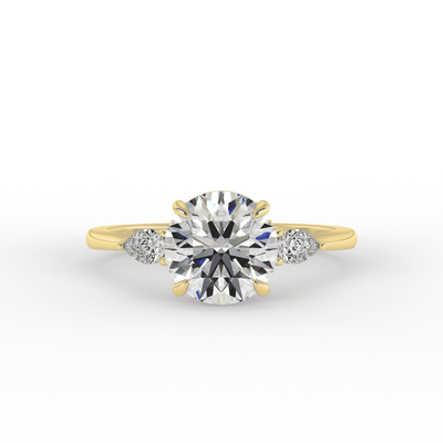 Brooklyn Brilliant Round 3 - Stone Set Engagement Ring
