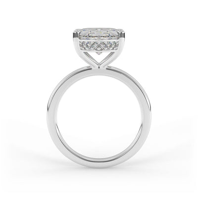 Charlotte Oval Solitaire Set Lab Grown Engagement Ring