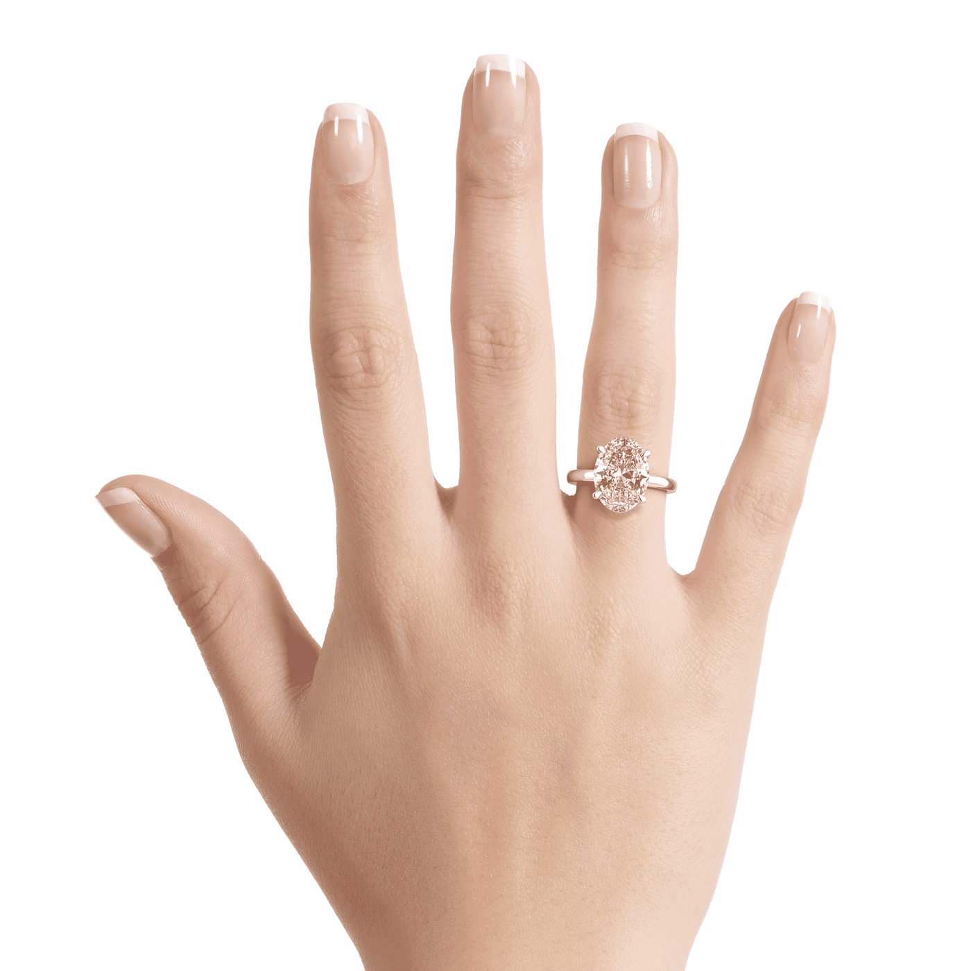 Charlotte Oval Solitaire Set Lab Grown Engagement Ring