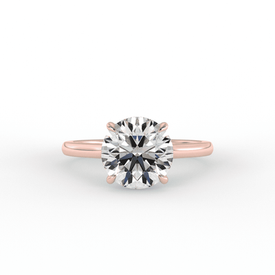 Chiara Brilliant Round Solitaire Set Engagement Ring