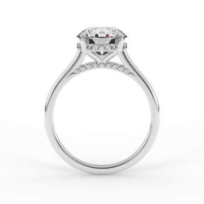 Chiara Brilliant Round Solitaire Set Engagement Ring