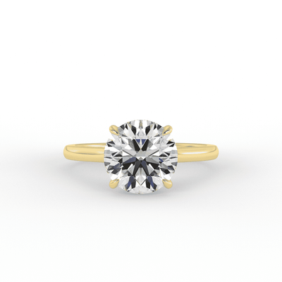 Chiara Brilliant Round Solitaire Set Engagement Ring