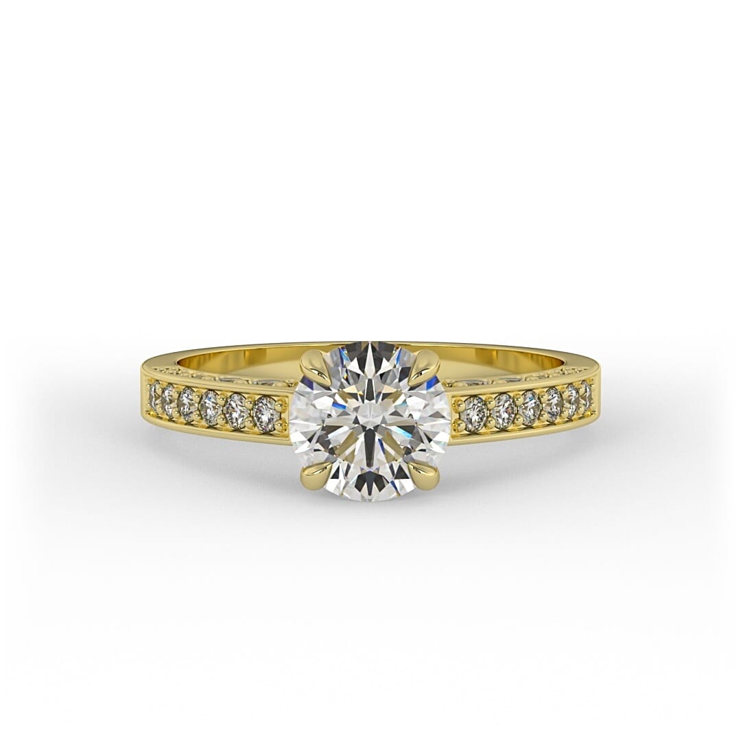 Chloe Brilliant Round Engagement Ring