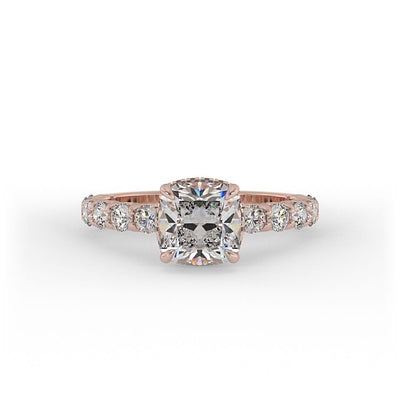 Eden Cushion Prong Set Engagement Ring