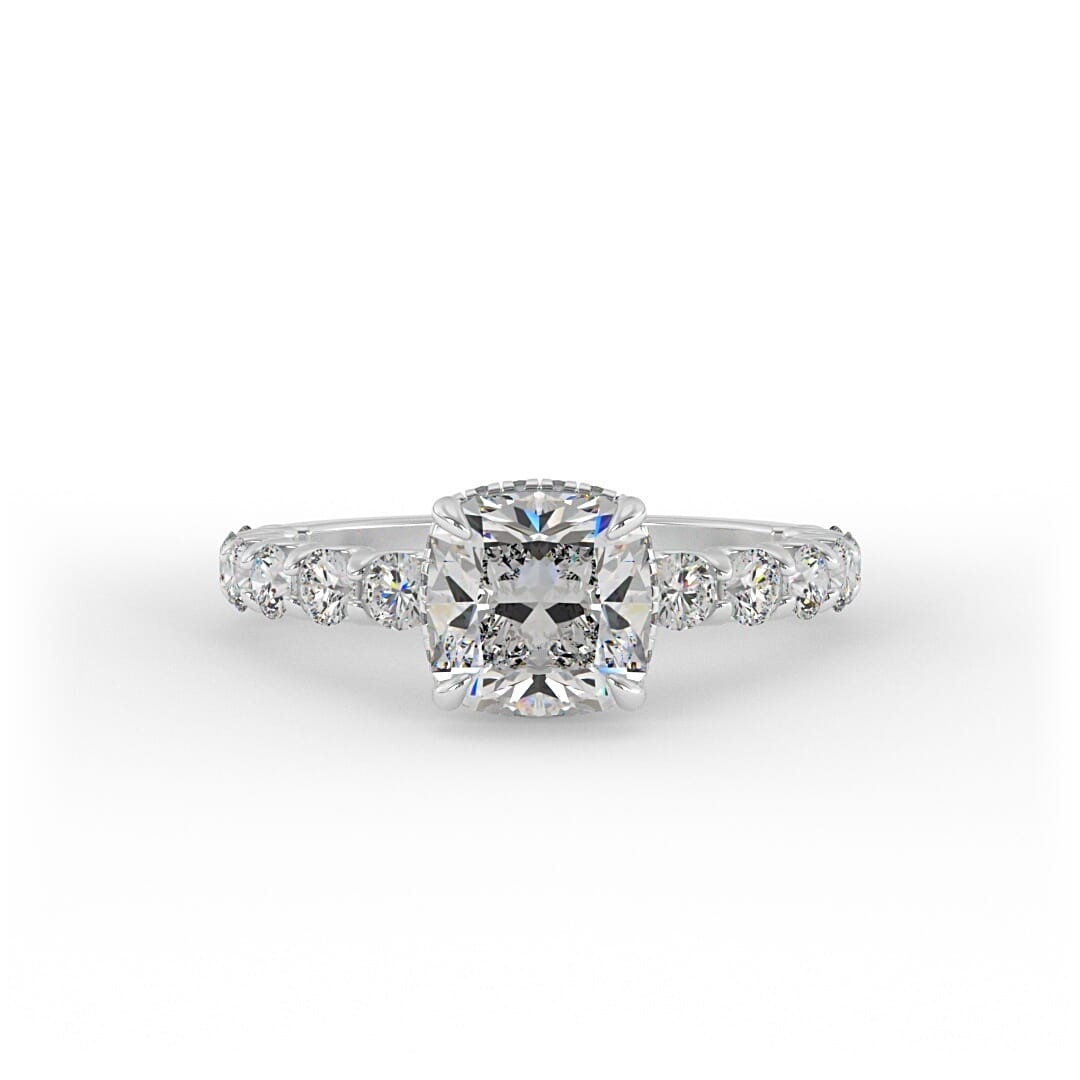 Eden Cushion Prong Set Engagement Ring