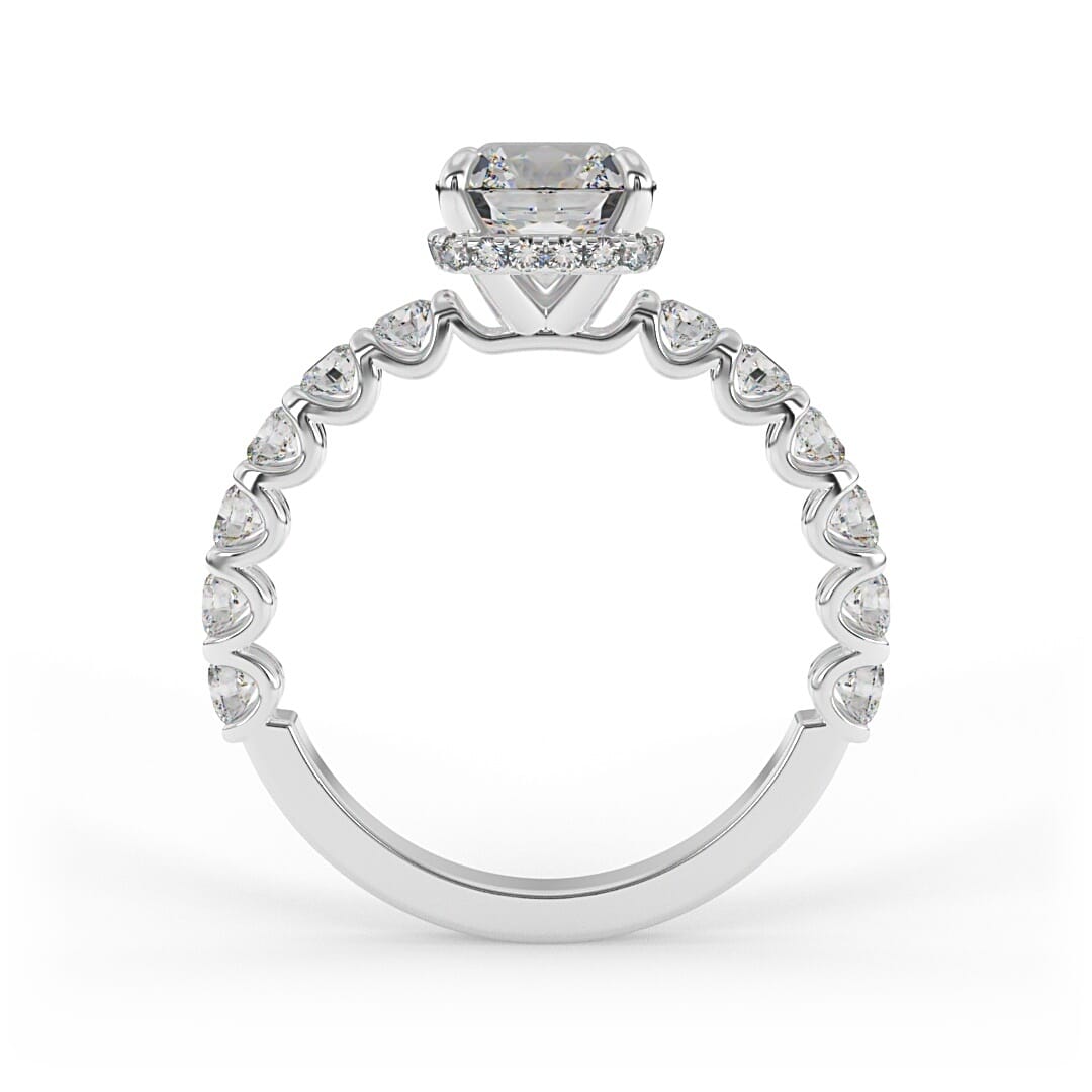 Eden Cushion Prong Set Engagement Ring