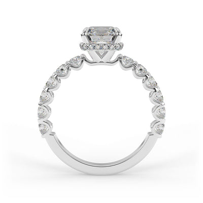 Eden Cushion Prong Set Engagement Ring
