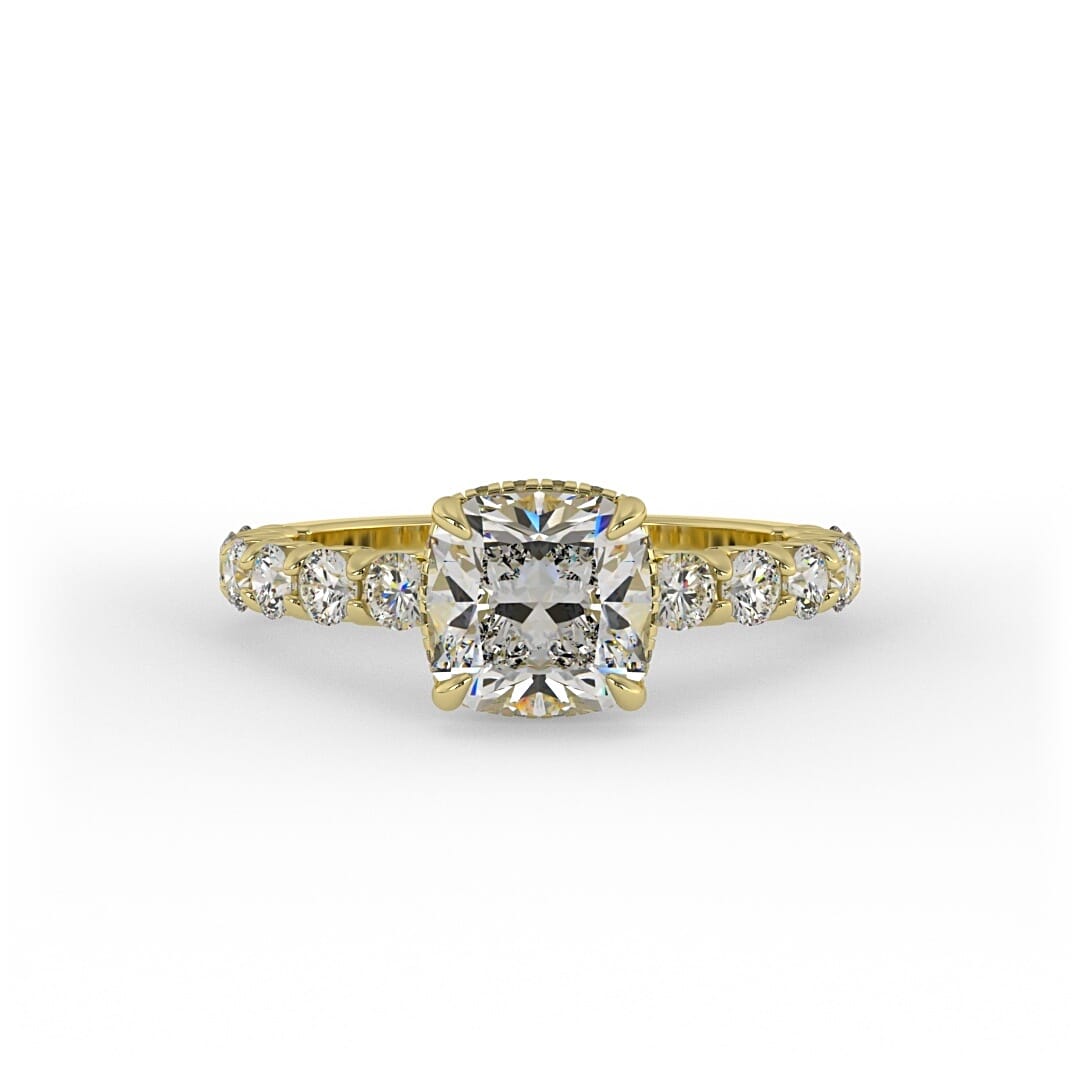 Eden Cushion Prong Set Engagement Ring