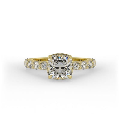 Eden Cushion Prong Set Engagement Ring