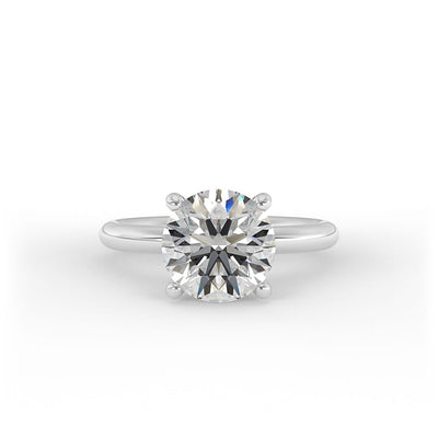 Emilia Brilliant Round Solitaire Set Engagement Ring