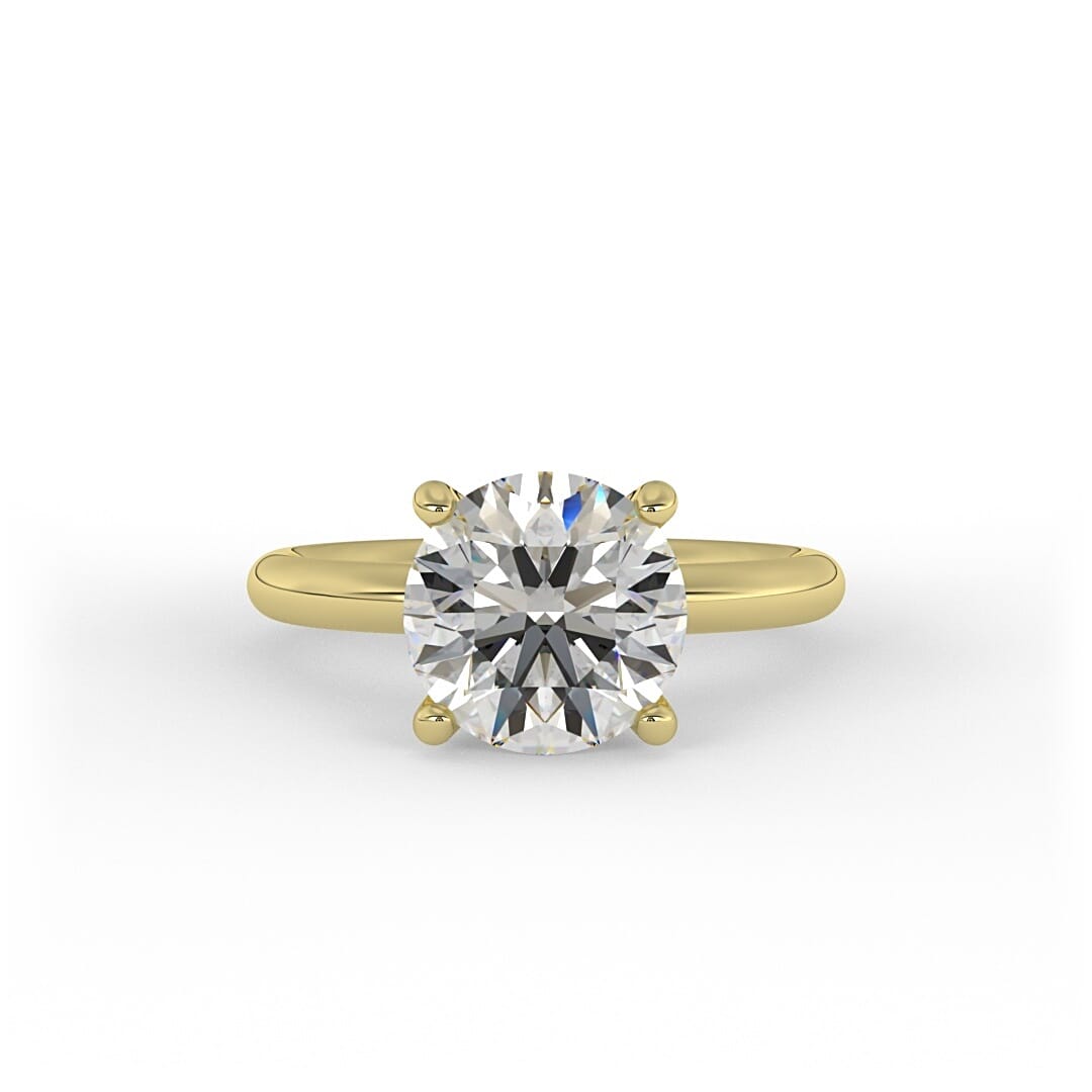Emilia Brilliant Round Solitaire Set Engagement Ring