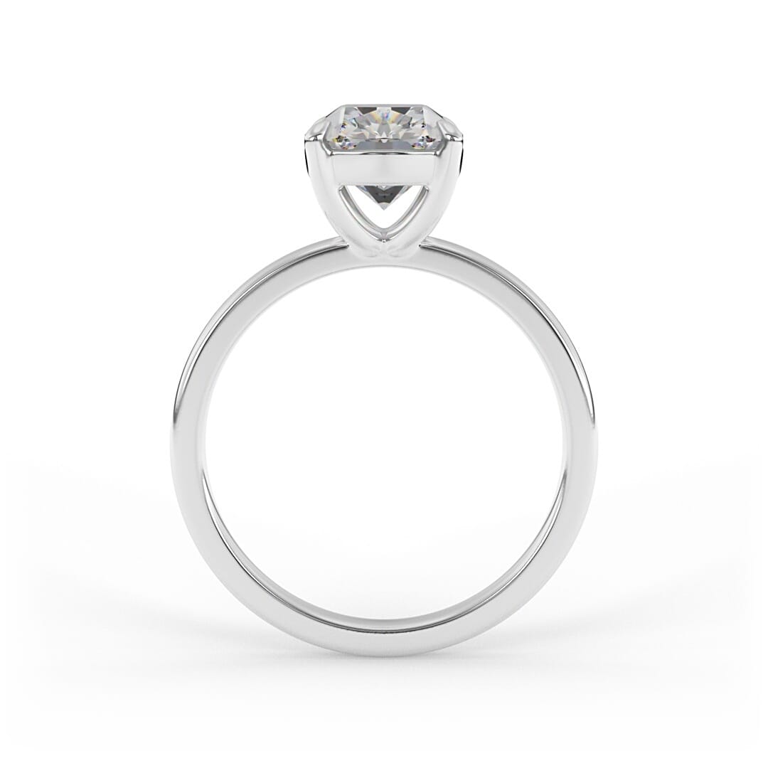 Hazel Cushion Solitaire Set Lab Grown Engagement