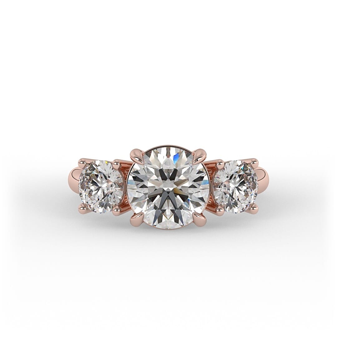Ivy 3 - Stone Set Lab Grown Engagement Ring