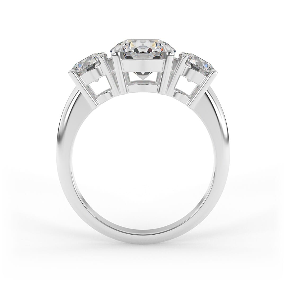 Ivy 3 - Stone Set Lab Grown Engagement Ring