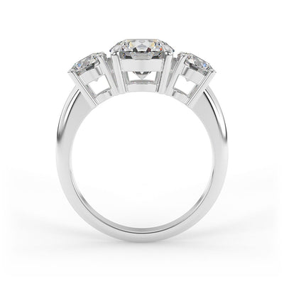 Ivy 3 - Stone Set Lab Grown Engagement Ring