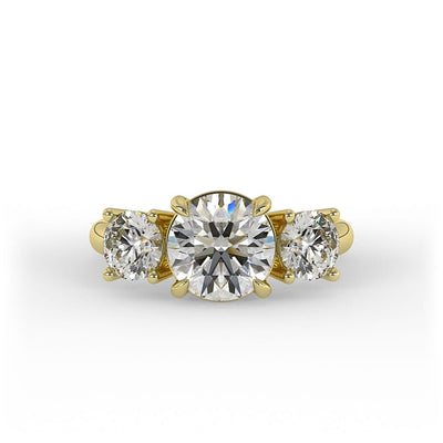 Ivy 3 - Stone Set Lab Grown Engagement Ring