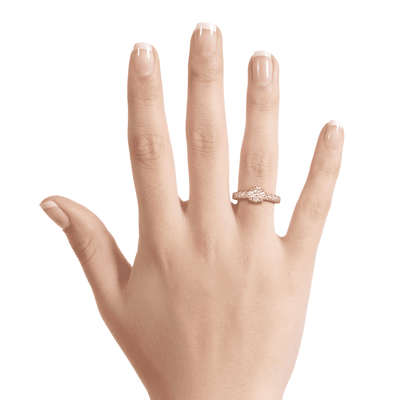 Lily Brilliant Round Lab Grown Engagement Ring