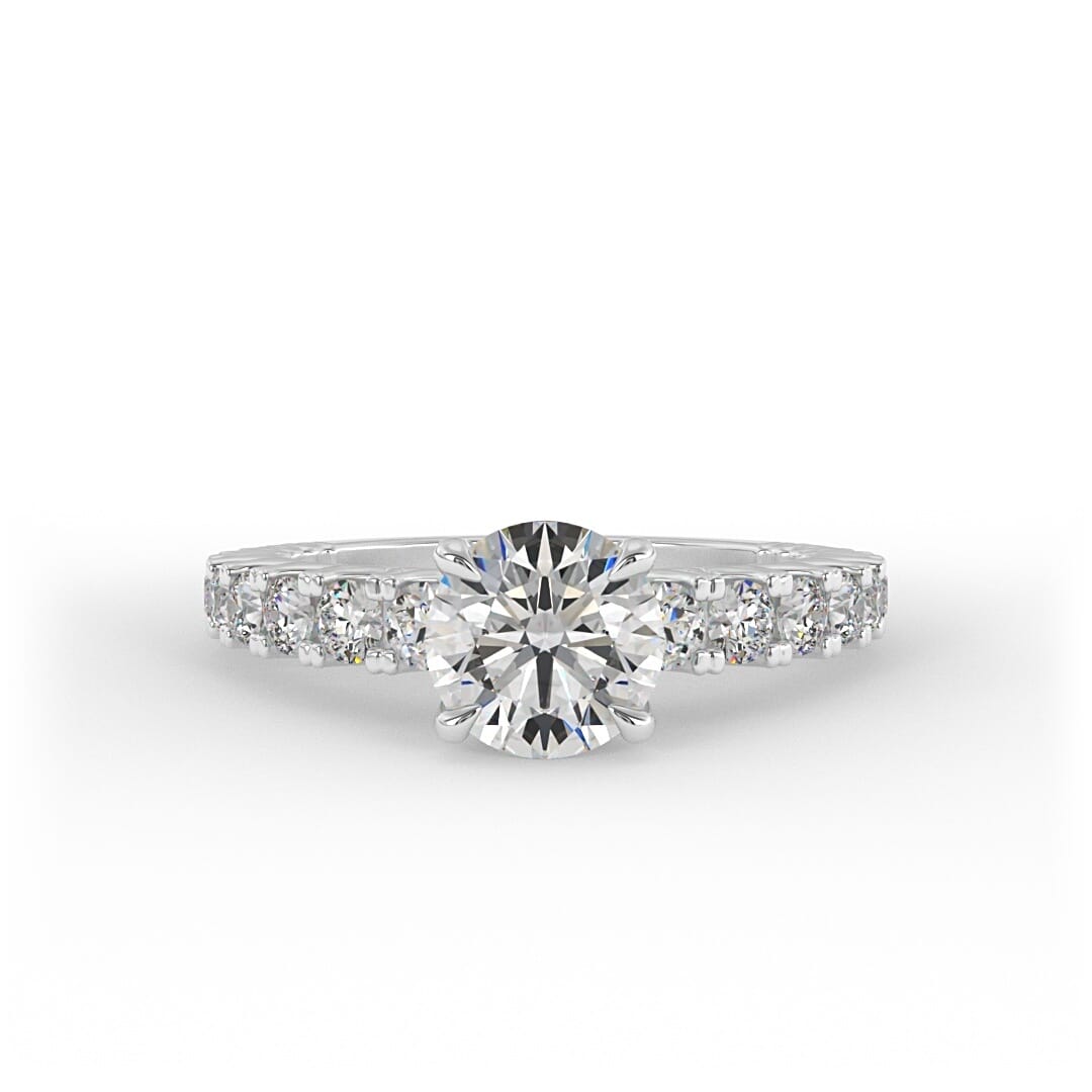 Lily Brilliant Round Engagement Ring