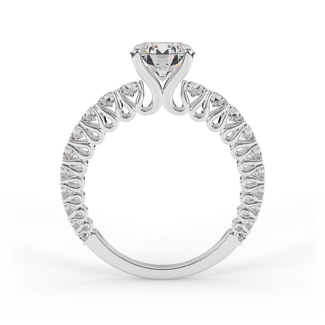 Lily Brilliant Round Engagement Ring