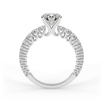 Lily Brilliant Round Engagement Ring