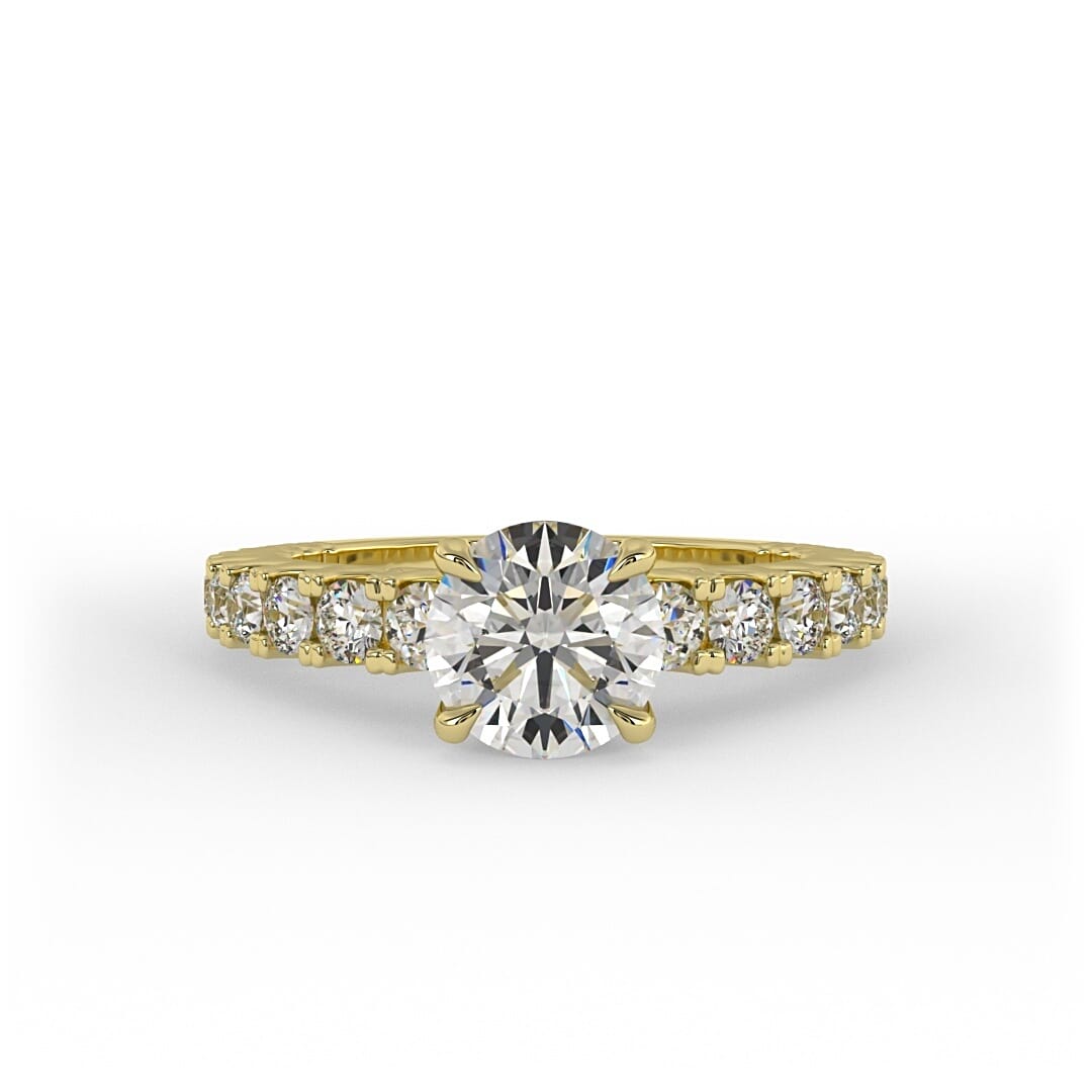 Lily Brilliant Round Lab Grown Engagement Ring