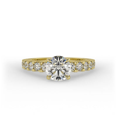 Lily Brilliant Round Engagement Ring