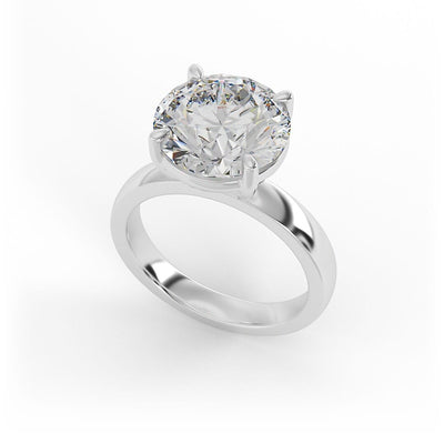 Romy Brilliant Round Solitaire Set Lab Grown Engagement Ring