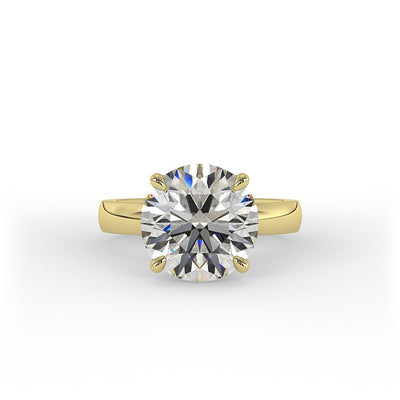 Romy Brilliant Round Solitaire Set Lab Grown Engagement Ring