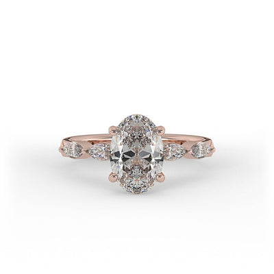 Willow Oval Lab Grown Engagement Ring
