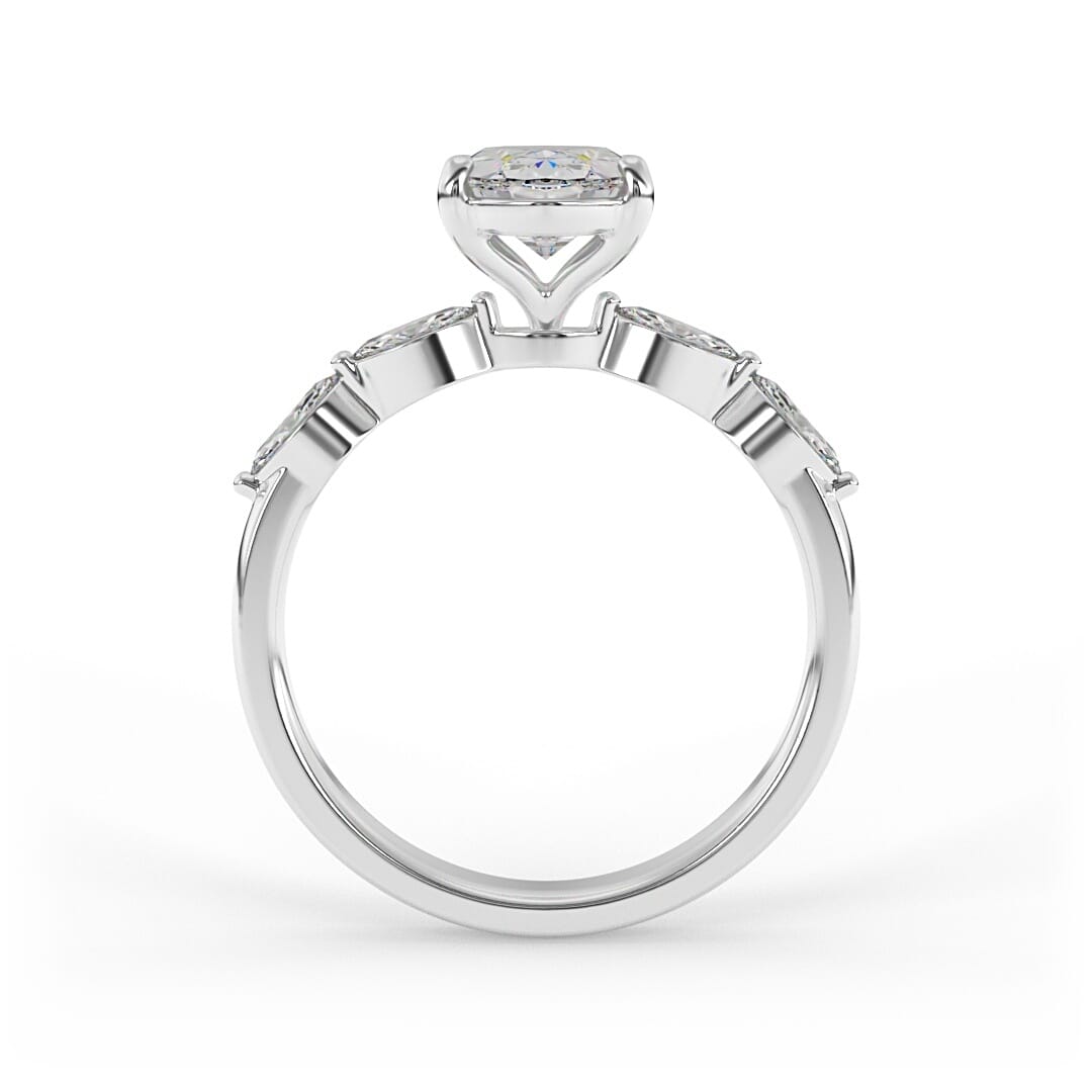 Willow Oval Lab Grown Engagement Ring