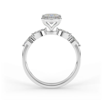 Willow Oval Lab Grown Engagement Ring