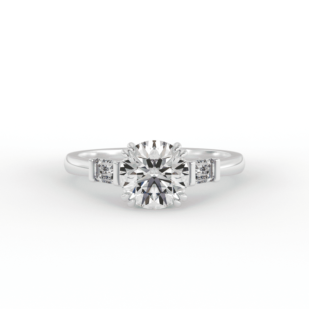 Lab Grown Suzi Brilliant Round Engagement Ring