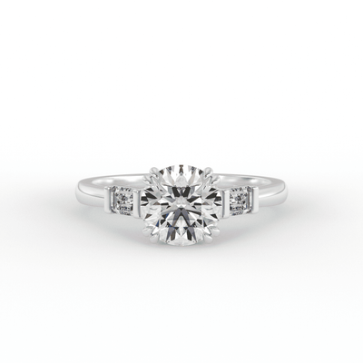 Lab Grown Suzi Brilliant Round Engagement Ring
