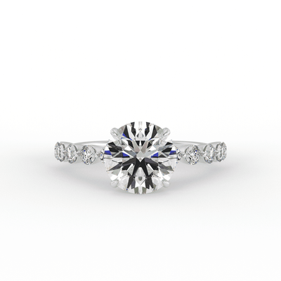 Lab Grown Roni Brilliant Round Engagment Ring