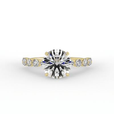 Lab Grown Roni Brilliant Round Engagment Ring