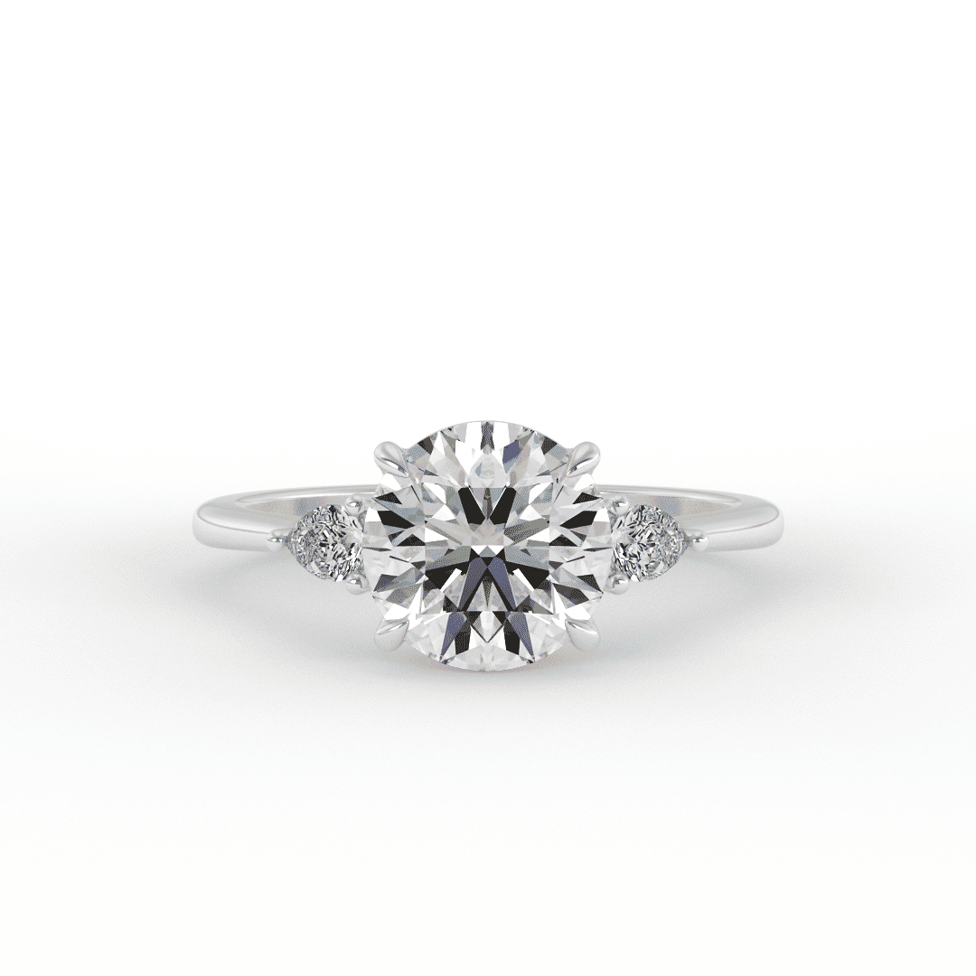 Lab Grown Ariana Brilliant Round Engagement Ring