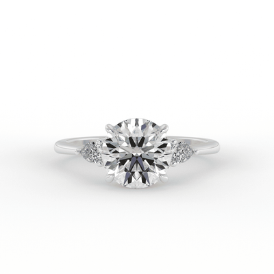 Lab Grown Ariana Brilliant Round Engagement Ring
