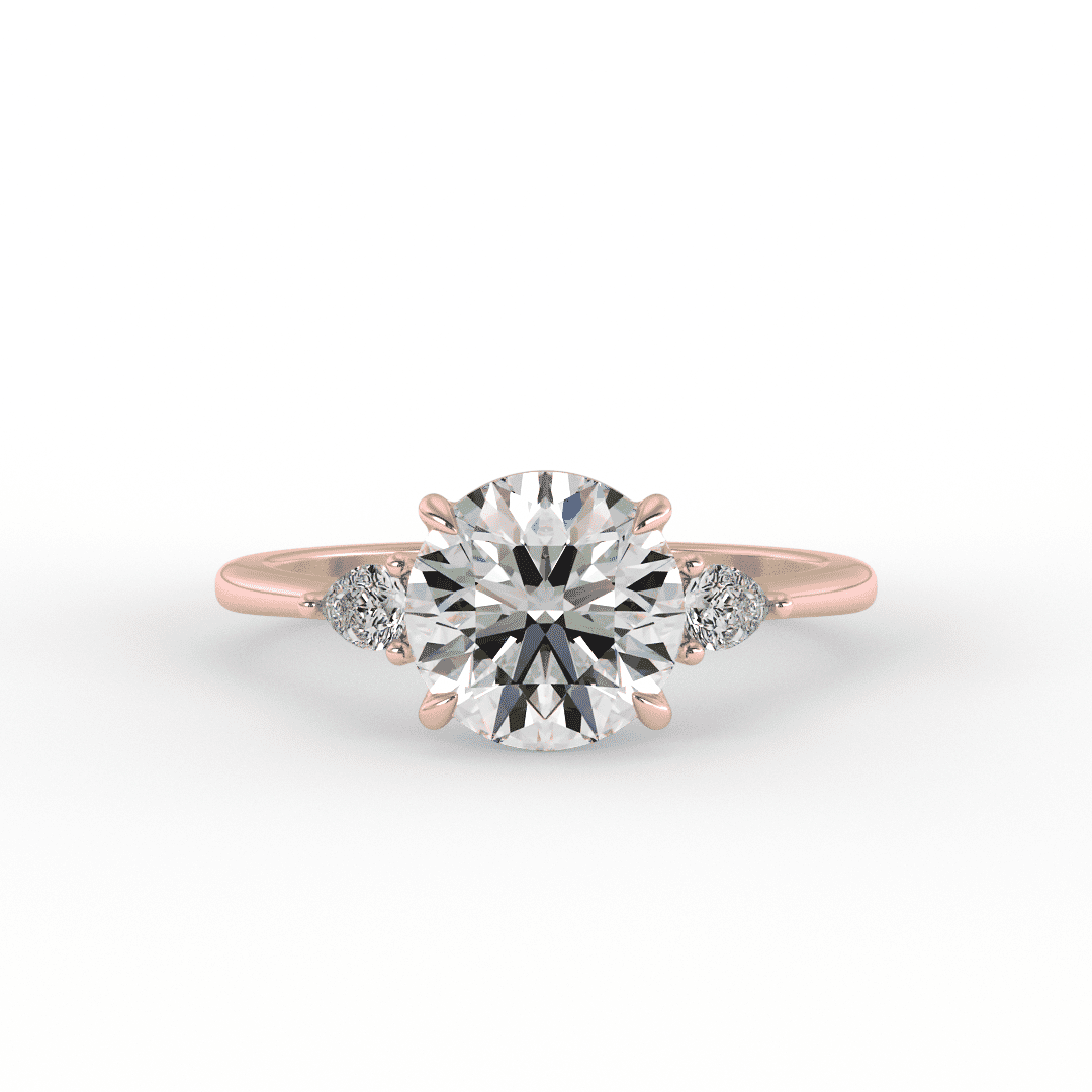Lab Grown Ariana Brilliant Round Engagement Ring